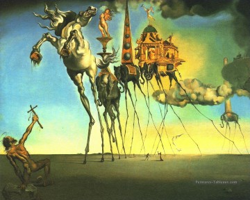 Salvador Dali The Temptation of Sant Anthony Salvador Dali Oil Paintings